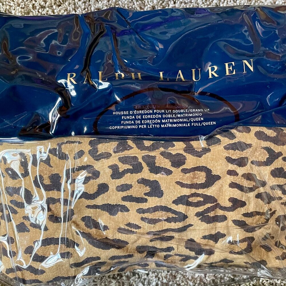 Aragon Leopard Queen Fitted Sheet, NWOT